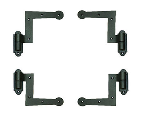 Picture of Black New York Style Hinge Kit, 0" offset (1 pair)