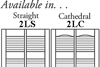 Custom Louvered Double-Wide top options