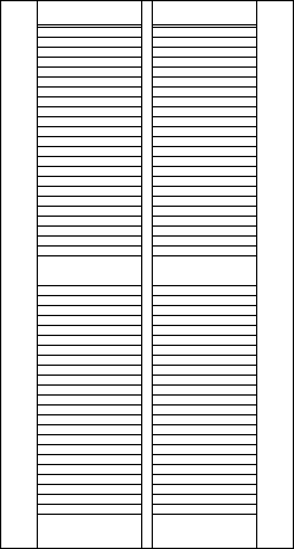 29" Double-Wide shutter