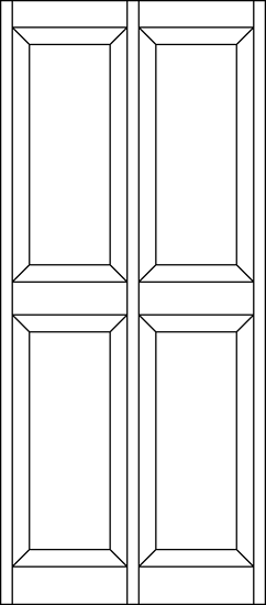 24" Double-Wide shutter